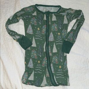 COPY - Little Sleepies Green and Red Pajama Sets with Christmas Tree Design